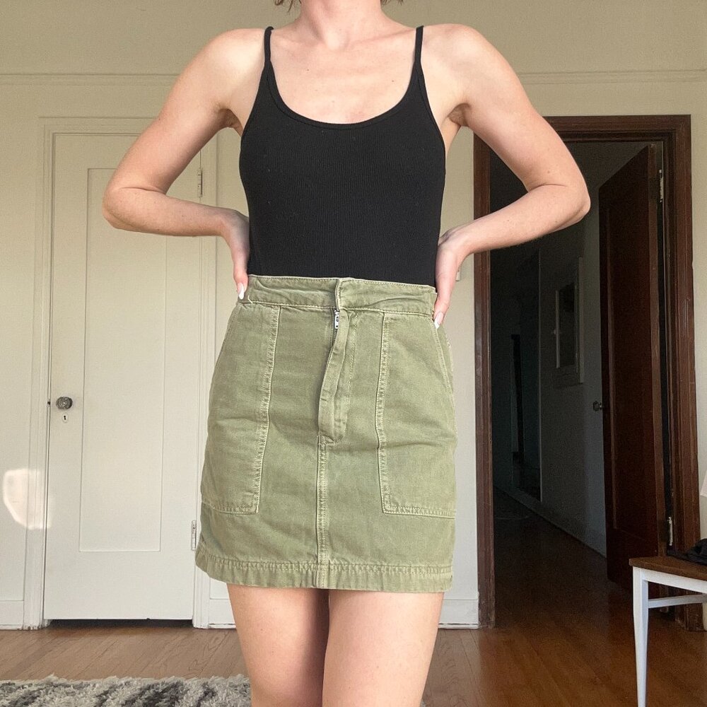 Free People Cargo Skirt
